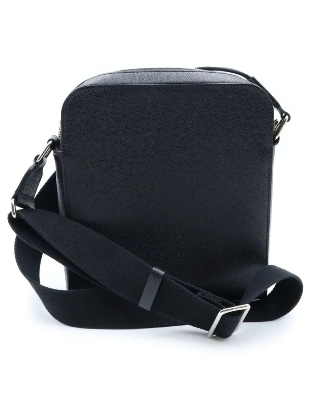 Louis Vuitton Taiga Anton Messenger PM Shoulder Bag Black Leather